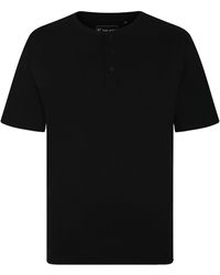 KAM Jeanswear - Kam Plus Size O-Neck Tee Shirt Button Up - Lyst