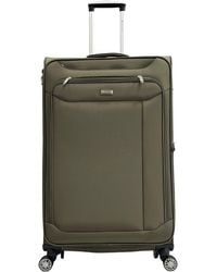 Infinity Leather - Lightweight Suitcase 4 Wheel Luggage Travel Cabin Tsa Soft Bag - Lyst