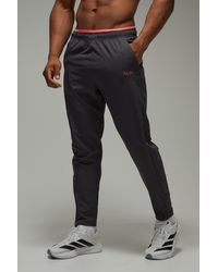 BoohooMAN - Active Neon Logo Jogger - Lyst