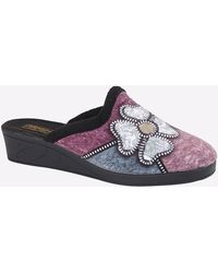 Sleeper - Kimberly Flower Slippers - Lyst