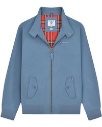 Lambretta - Harringtonjacke Für Herren (Mittelblau) - Lyst