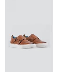 Oswin Hyde - Nash Monk Leather Trainers - Lyst