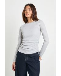 Boohoo - Vest Double Layer Long Sleeve Top - Lyst
