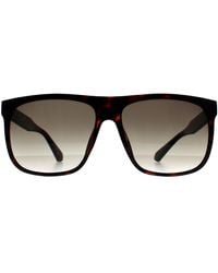 Guess - Square Dark Havana Gradient Gf5072 - Lyst