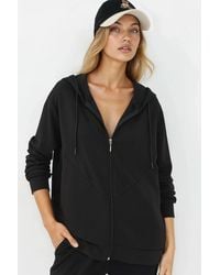 Hiccup - Soft Touch Full Zip Hoodie Sweatshirt - Lyst