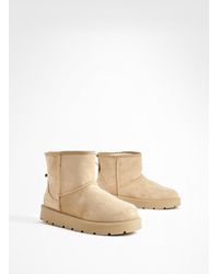Boohoo - Mini Cosy Boots - Lyst
