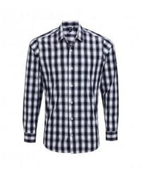 PREMIER - Mulligan Check Long Sleeve Shirt Cotton - Lyst