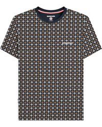 Lambretta - Ss25 Geometric T-Shirt /Tobacco) Cotton - Lyst