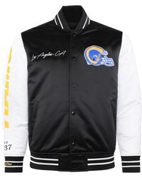 Mitchell & Ness - Nfl Los Angeles Rams Satin Bomber Jacket - Lyst