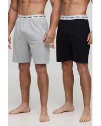 BoohooMAN - 2 Pack Loungewear Short - Lyst