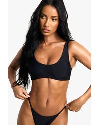 Boohoo - Swimwear Essentials Scoop Bikini Top - Lyst