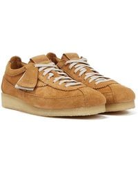 Clarks - Wallabee Tor Mid Tan Suede Shoes - Lyst