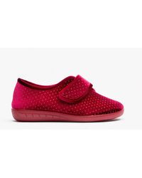 Lotus - Janet Slippers Bordo - Lyst