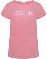 Esprit - Ladies T-Shirt Cotton - Lyst