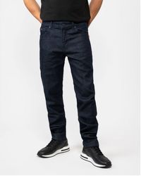 BOSS - Re.maine Regular Fit Dark Blue Comfort-stretch Denim Jeans - Lyst