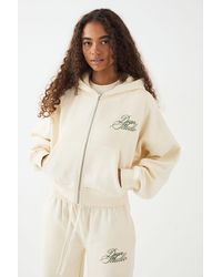 DSGN Studio - Script Boxy Zip Through Hoodie - Lyst