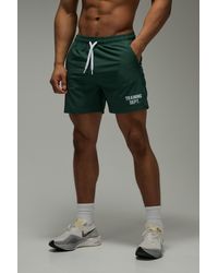 BoohooMAN - Training Dept 5Inch Stretch Woven Short - Lyst