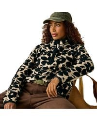Regatta - Ladies Frankie Shadow Flower Half Zip Fleece - Lyst