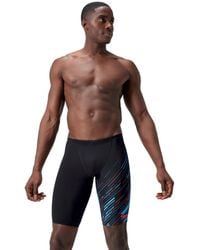 Speedo - Hyperboom Lines Endurance+ V-Cut Jammer Shorts /Picton/Siren) - Lyst