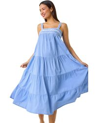 Roman - Ric Rac Trim Midi Dress - Lyst