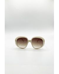 SVNX - Bold Round Oversized Sunglasses - Lyst