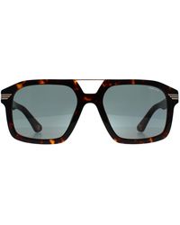 Police - Square Shiny Dark Havana Splp28M Forty 1 - Lyst