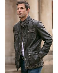 Ashwood Leather - 'Amj-5' Real Safari Jacket - Lyst
