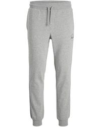 Jack & Jones - Regular Fit Cotton Made Sweatpants With Ribbed Cuffs - Lyst