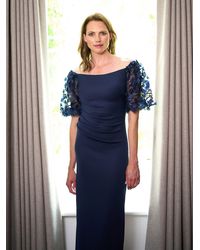 Gina Bacconi - Penelope Off The Shoulder Floral Sleeve Maxi Dress - Lyst
