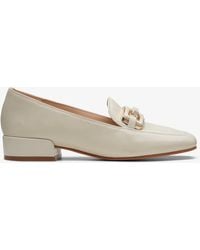 Clarks - Seren30 Easy Ivory Leather Shoes - Lyst