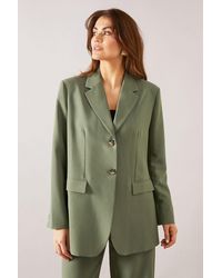 Wallis - Single Breasted Two Button Blazer - Lyst