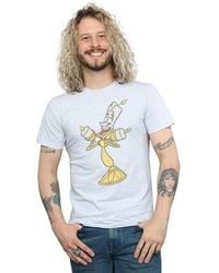Disney - Beauty And The Beast Lumiere Distressed T-Shirt (Sports) - Lyst