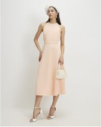 River Island - Midi Dress Bow Back Detail - Lyst