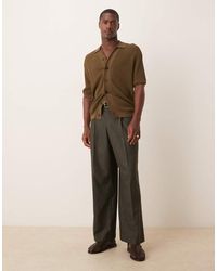 ASOS - Smart Loose Leg Trousers With Front Pleats - Lyst