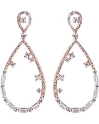 Orphelia - 'Islia' 925 Sterling Drop Earrings - Lyst