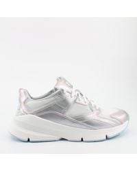 Under Armour - Forge 96 Hl Irid Synthetic Lace Up Trainers 3022812 100 - Lyst