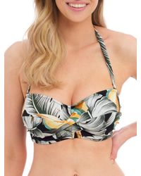Fantasie - Bamboo Grove Twist Bandeau Bikini Top - Lyst