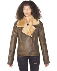 Infinity Leather - B3 Sheepskin Flying Jacket-Bergamo - Lyst