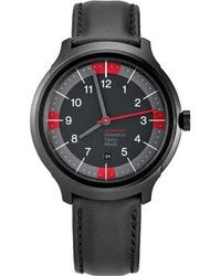 Mondaine - Mh1-B1222-Lb Helvetica Bold Spiekermann Edition Watch - Lyst