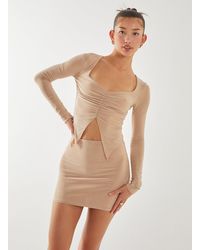 Pink Vanilla - Slinky Ruched Butterfly Top - Lyst