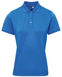 PREMIER - Ladies Coolchecker Plus Polo Shirt (Sapphire) - Lyst