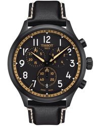 Tissot - Chrono Xl Vintage Watch T1166173605202 Leather - Lyst