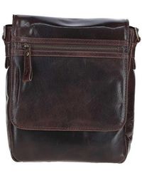 Ashwood Leather - Sleek Real Messenger Bag With Multiple Pockets - Lyst