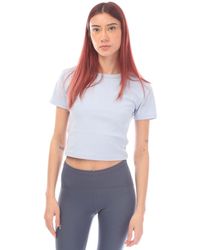 HUGO - Womenss Delanor Cropped Slim-Fit T-Shirt - Lyst