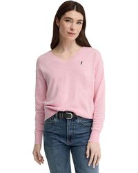 POLO CLUB - V-Neck Sweater Pullover18 - Lyst