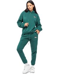 Tom Barron - Damen-Fleece-Trainingsanzug Mit Abzeichen - Lyst