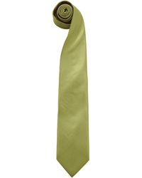 PREMIER - “Colours” Plain Fashion Business Tie (Pack Of 2) (Grass) - Lyst