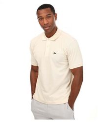 Lacoste - Short Sleeved Ribbed Collar Polo Shirt - Lyst