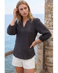 Roman - Broderie Detail Tunic Top - Lyst