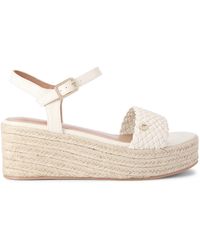 Carvela Kurt Geiger - Treccia Flatform Sandals - Lyst
